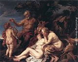 Jacob Jordaens Famous Paintings - Education of Jupiter